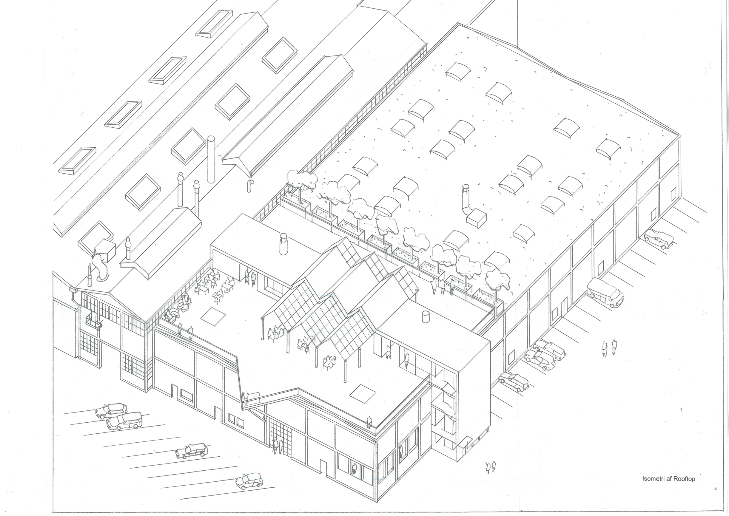 Kulturværftet - madmarked rooftop restaurant - Billede 3